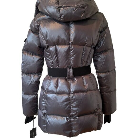 SAM. SOHO Quilted Puffer Gray Coat Jacket size L - Picture 2 of 12